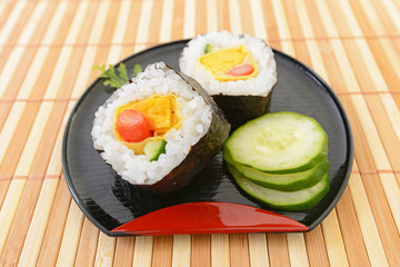美味しそうな巻き寿司