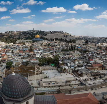 Jerusalem Panorama From Church Of The Redeemer