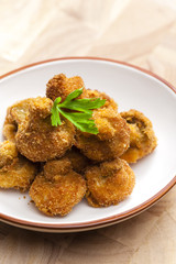 fried champignons