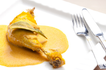 chicken with pepper sauce