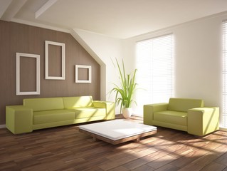 modern 3d interior design