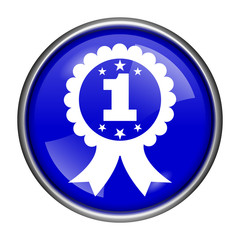 Obraz premium First prize ribbon icon
