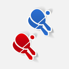 realistic design element: tennis