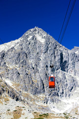 cable car to Lomnicky Peak, Vysoke Tatry (High Tatras), Slovakia