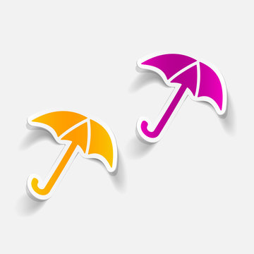 realistic design element: umbrella