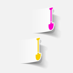 realistic design element: shovel