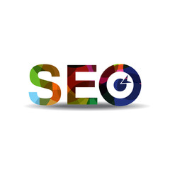 SEO Colorful Vector Icon Design