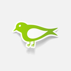 realistic design element: bird