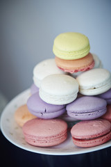 colorful macarons