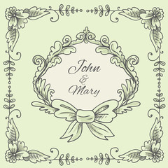 Wedding Wreath Sketch