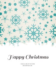 Fototapeta premium Composite image of happy christmas