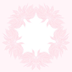 Vector romantic gift card.