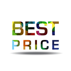 Best Price Colorful Vector Icon Design