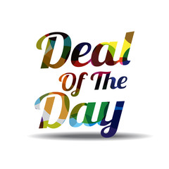 Deal Of The Day Colorful Vector Icon Design