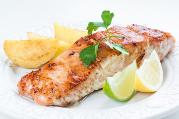 Salmon with Potatoes