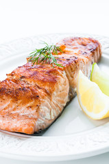 Salmon with Lemon and Dill