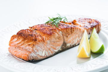 Salmon with Lemon and Dill