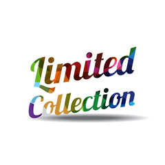 Limited Collection Colorful Vector Icon Design