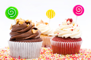 Birthday cupcakes