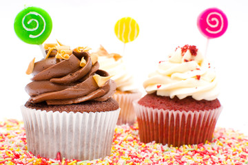 Birthday cupcakes