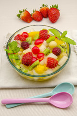 Macedonia de frutas