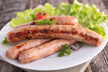 grilled sausage