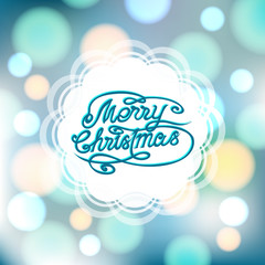 Magical festive background with bright lights and ornate