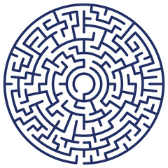 Round maze