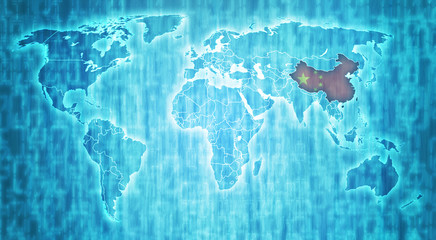 china territory on world map