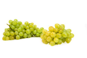 Bunch of white grapes.