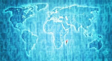 madagascar territory on world map