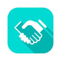 Flat Long Shadow Icon