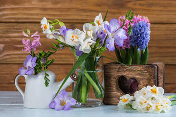 fresh spring garden decoration