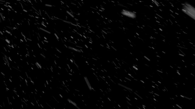 Snow with strong wind (for Luma Matte overlay)