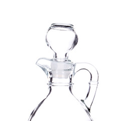 Glass Pitcher Isolated on a white background.