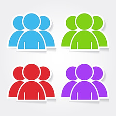 User Colorful Vector Icon Design