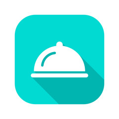 Fototapeta premium Flat Long Shadow Icon