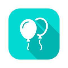 Flat Long Shadow Icon