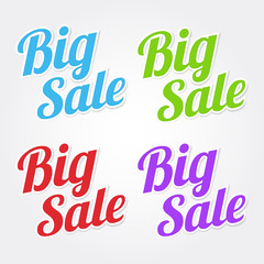 Big Sale Colorful Vector Icon Design