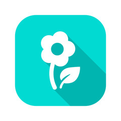 Flat Long Shadow Icon