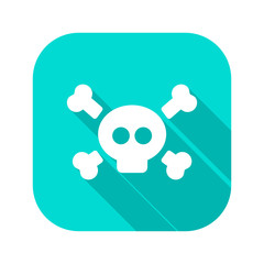 Flat Long Shadow Icon