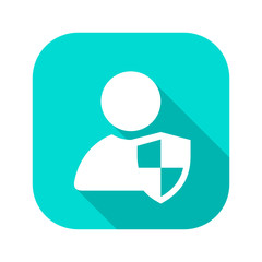 Flat Long Shadow Icon