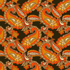 paisley seamless background