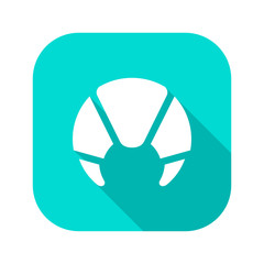 Flat Long Shadow Icon