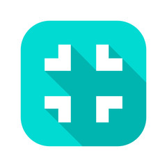 Flat Long Shadow Icon