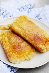 pies on a plate
