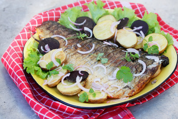 Grilled fish