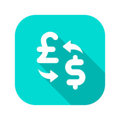 Flat Long Shadow Icon