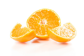 Orange fruit isolated