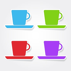 Mug Sign Colorful Vector Icon Design